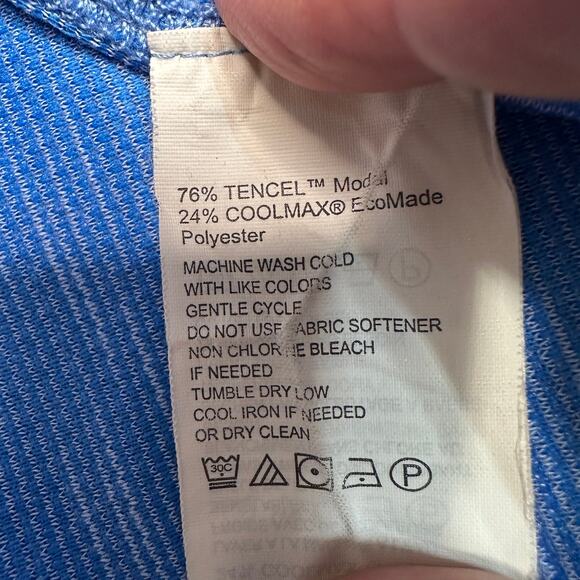 Tommy Bahama Flip Sky IslandZone TShirt SZ L ST225661 Pullover Short Sleeve Blue - Picture 8 of 9